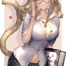 Пёстрый, развратный хентай!