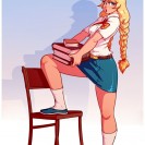 Яркие и хентайные девочки #2