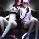 Апрельский хентай - арт. Рисованные и яркие девочки