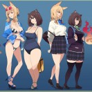 Развратные аниме девчонки