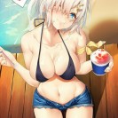 Трахающиеся молоденькие девушки, хентайный арт