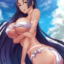 Трахающиеся молоденькие девушки, хентайный арт