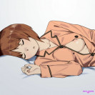 Красивые голубые глаза и большие круглые сиськи