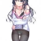 Пестрые голые хентайные девушки